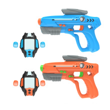 DWI Dowellin battel light sound shock toy laser gun game with target